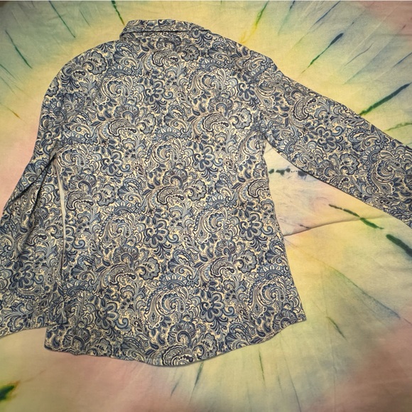 Riders by Lee Paisley Button Down Effortless Care Shirt - Picture 7 of 7